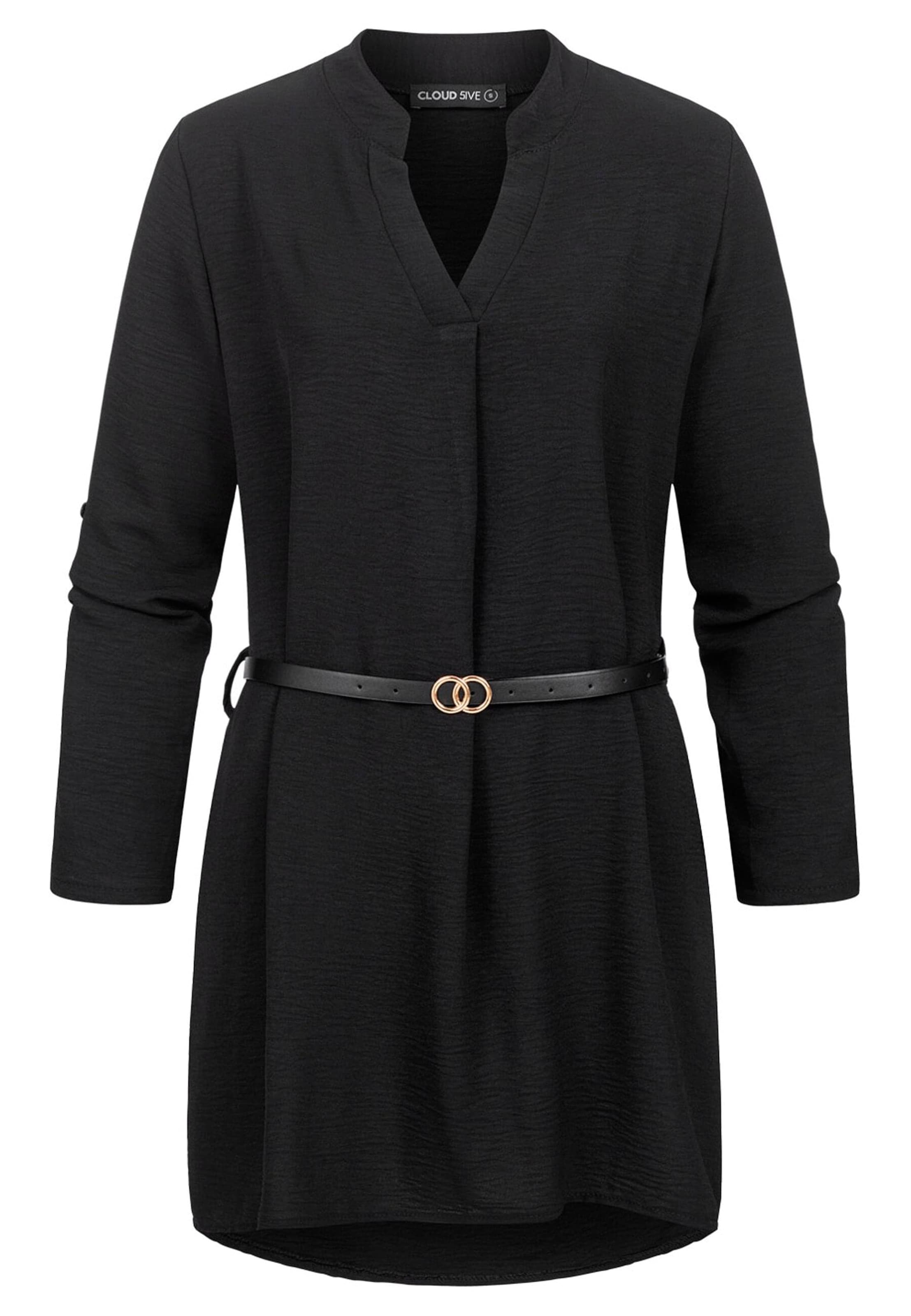 Cloud5ive Tuniek in Zwart: voorkant