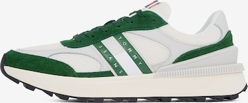 Tommy Jeans Ниски маратонки в бяло: отпред