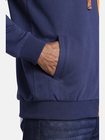 Jan Vanderstorm Sweatjacke 'Roderich' in Blau