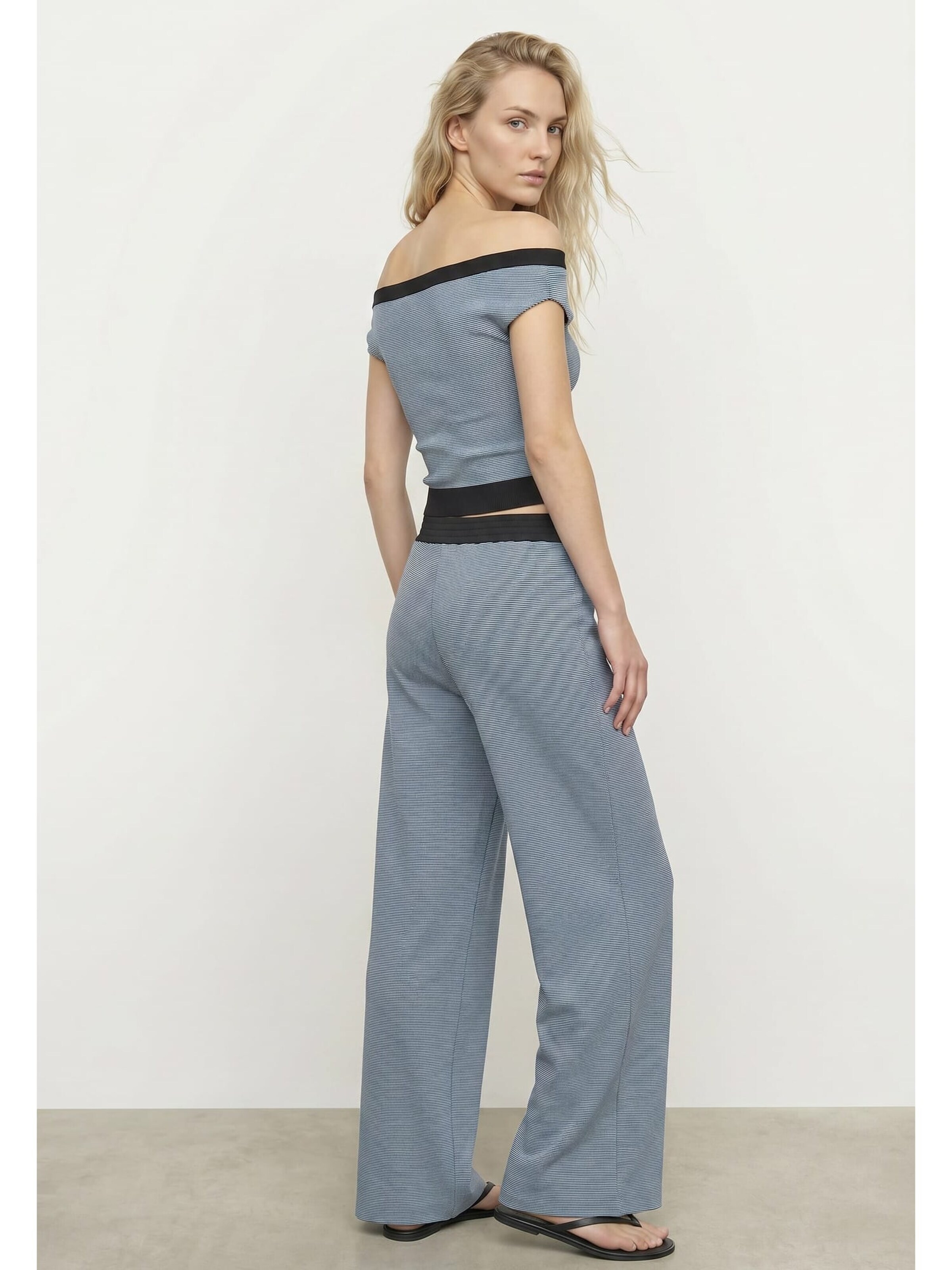 HYPEDROP Baggy Broek 'paige' in Blauw