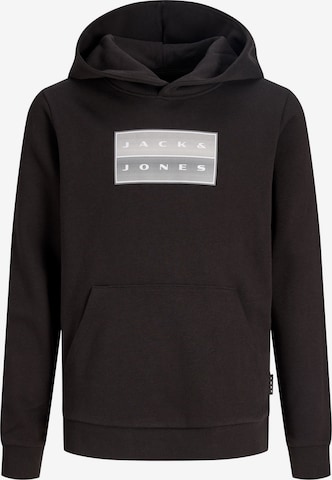 Jack & Jones Junior Sweatshirt 'JCOFusion' in Black: front