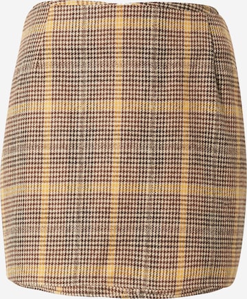 Motel Skirt 'Sachi' in Brown: front