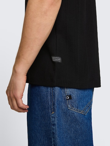 TOM TAILOR DENIM T-Shirt in Schwarz