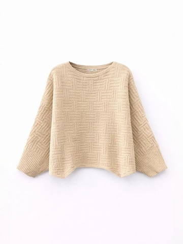 Pullover di MixRay in beige: frontale