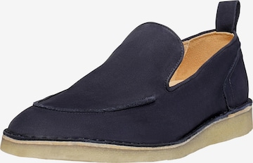 Henry Stevens Classic Flats 'William L' in Blue: front