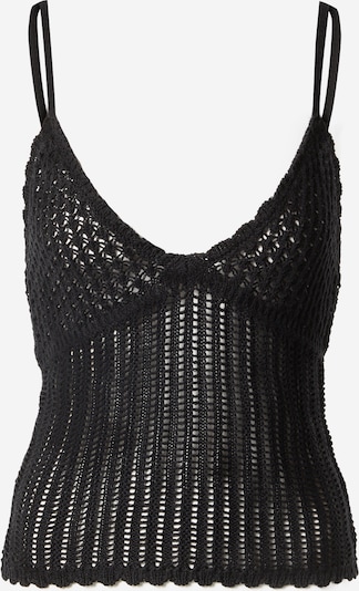 LENI KLUM x ABOUT YOU Knitted Top 'Liv' in Black, Item view