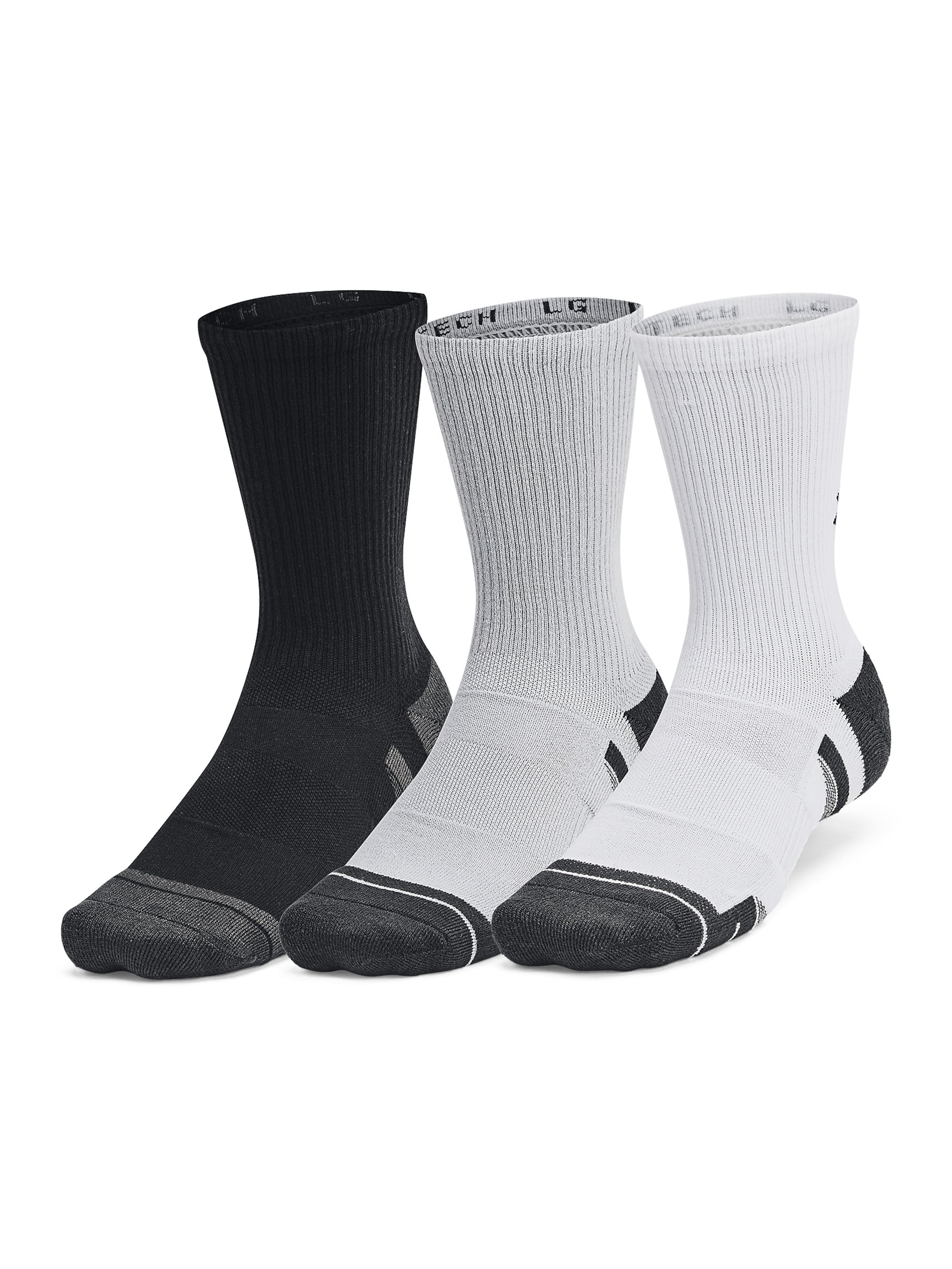 UNDER ARMOUR Athletic Socks in Grey: front
