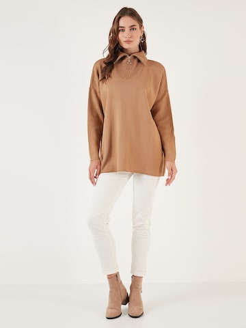 LELA Pullover in Braun