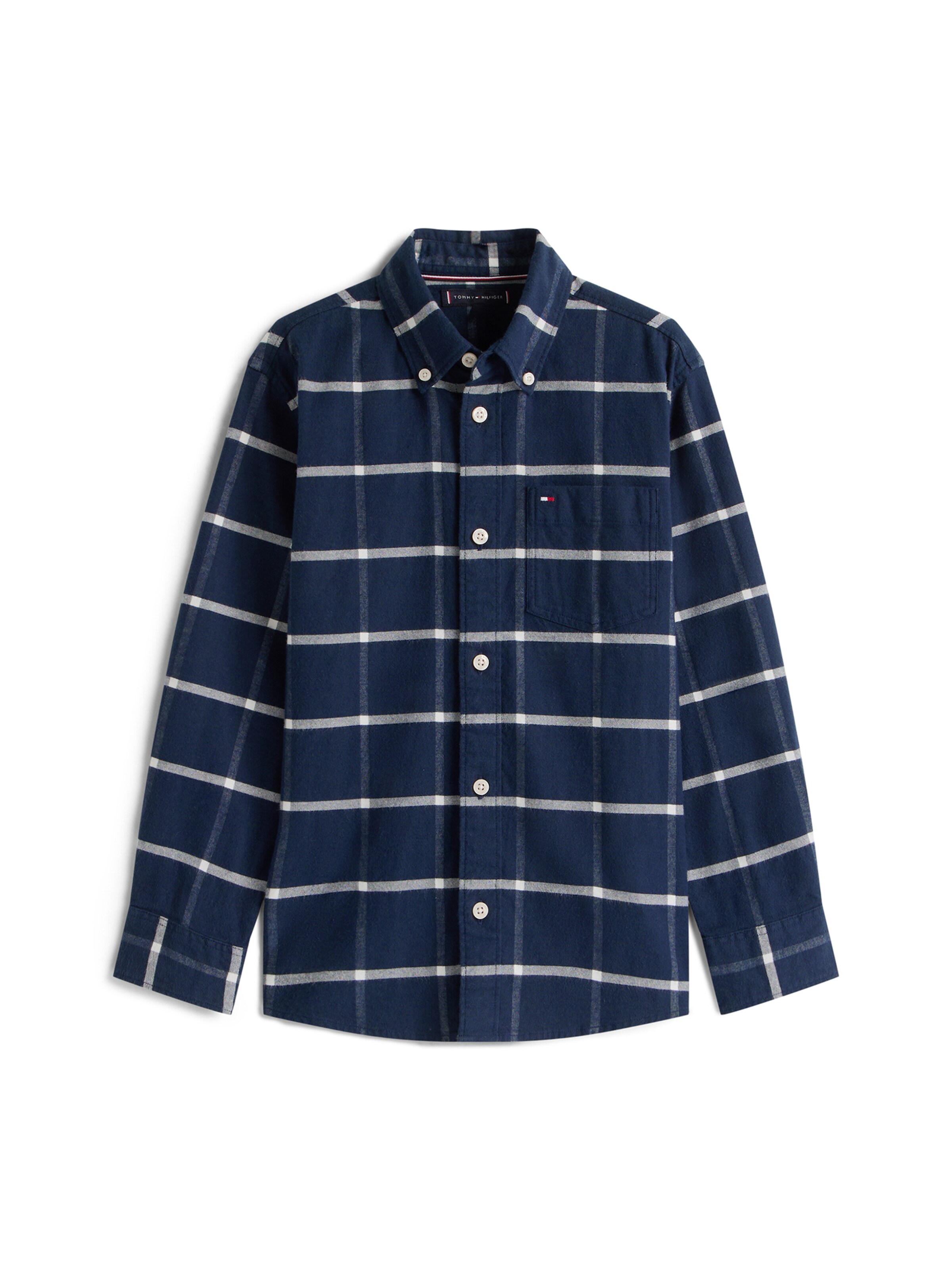 TOMMY HILFIGER Regular fit Button up shirt in Blue: front