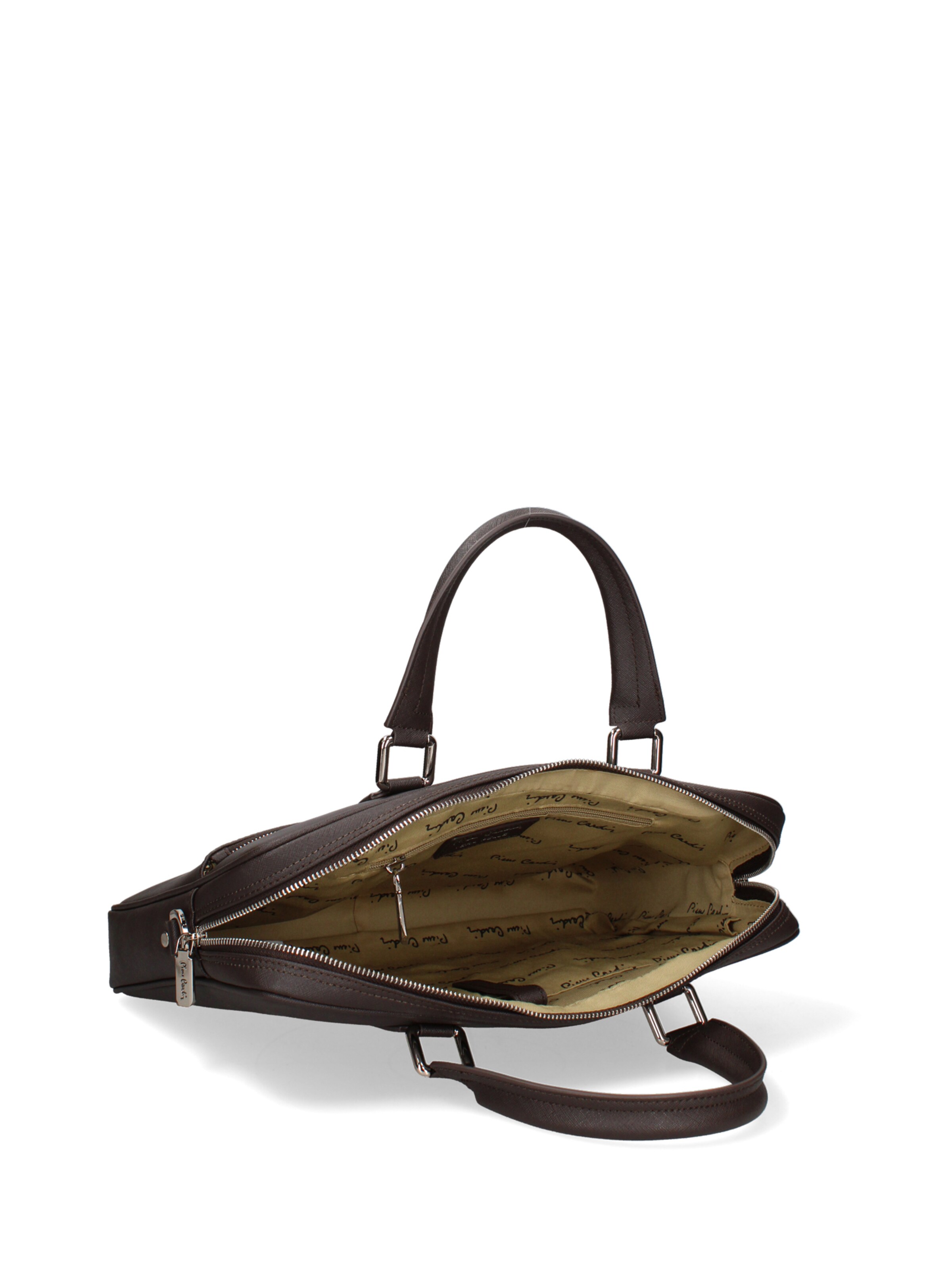 PIERRE CARDIN Document Bag in Brown
