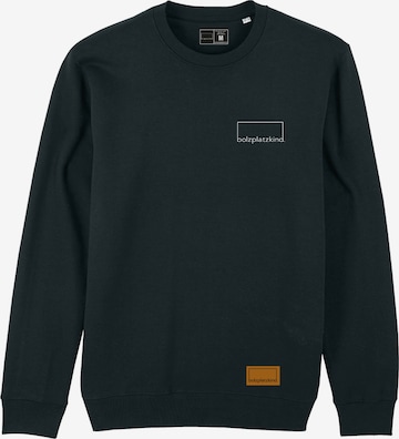 Bolzplatzkind Sweatshirt in Black: front