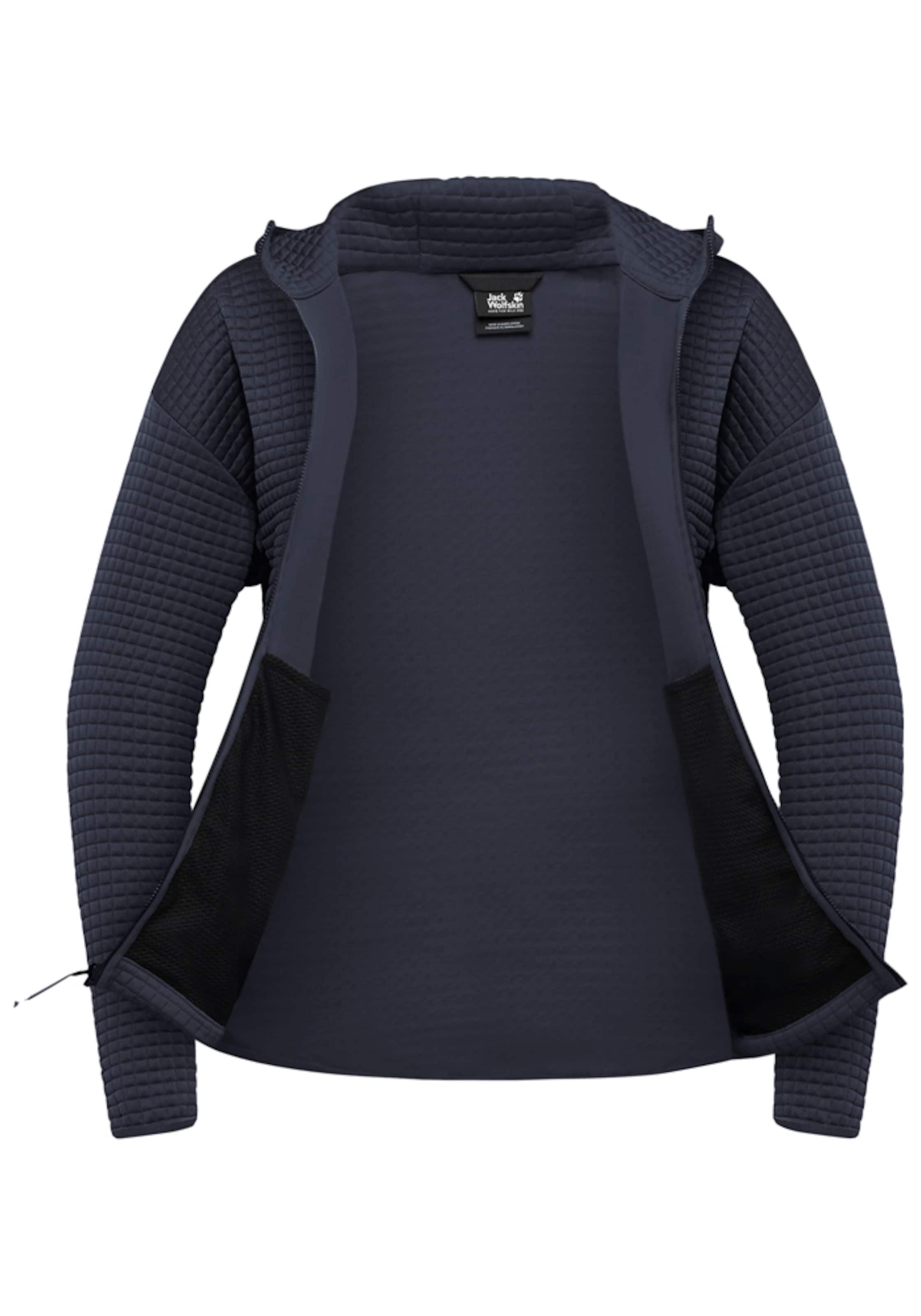 JACK WOLFSKIN Fleece Jacket in Blue