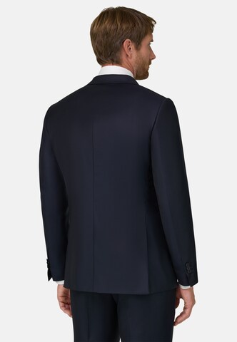 Boggi Milano Regular fit Business-colbert in Blauw: terug