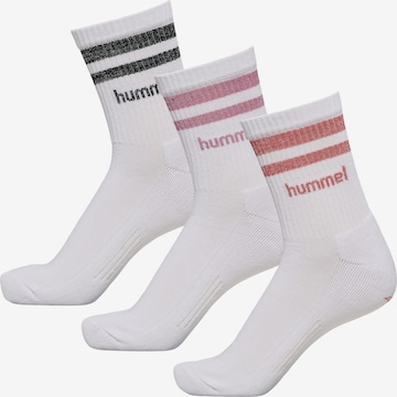 Chaussettes Hummel en blanc : devant