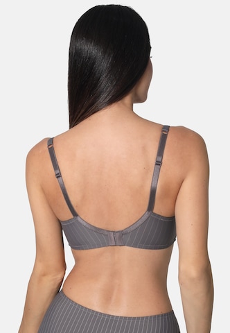 sassa Bra 'Feminine Pinnstripe' in Grey