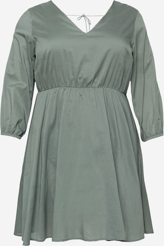 ABOUT YOU Curvy Dress 'Lilia' in Green: front