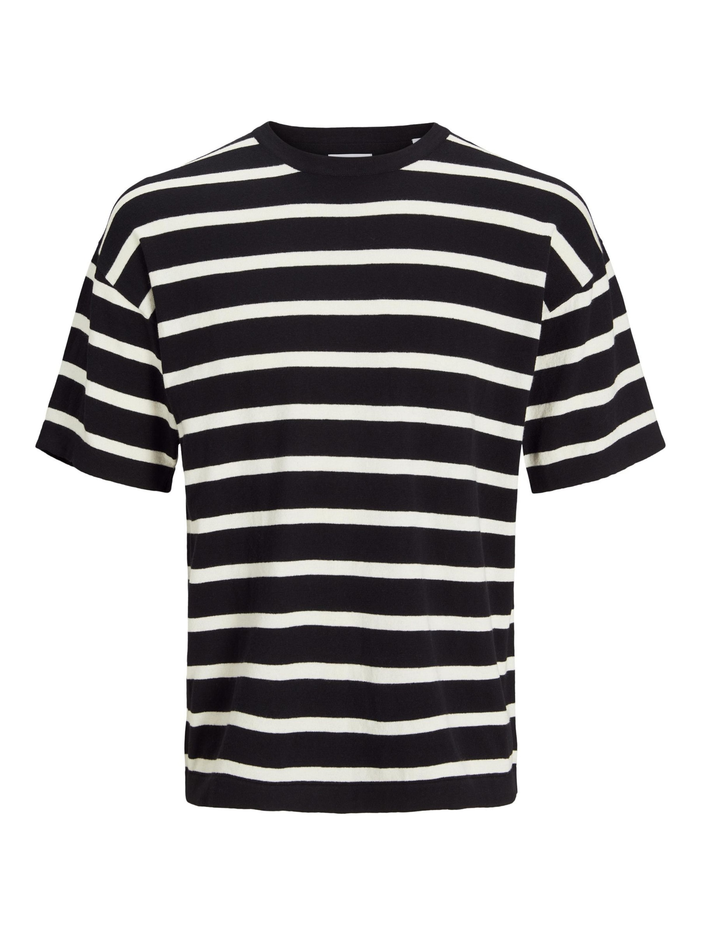 JACK & JONES Trui 'JJEEmil' in Zwart: voorkant