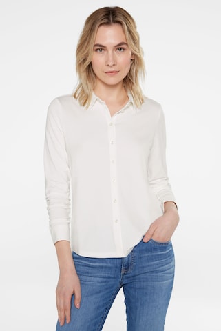 SENSES.THE LABEL Blouse in White: front