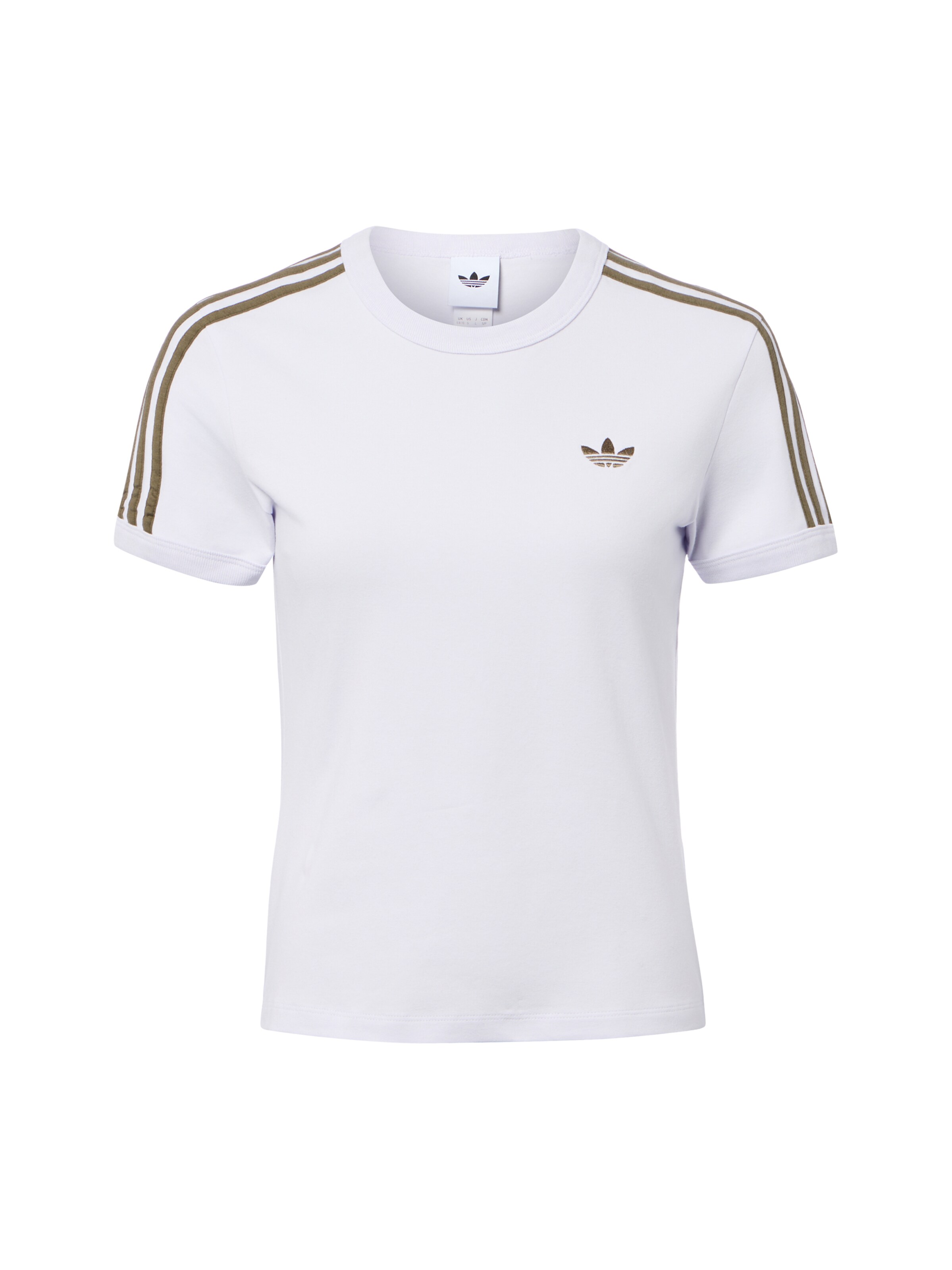 ADIDAS ORIGINALS T-shirt en S en olive / violet pastel, Vue avec produit