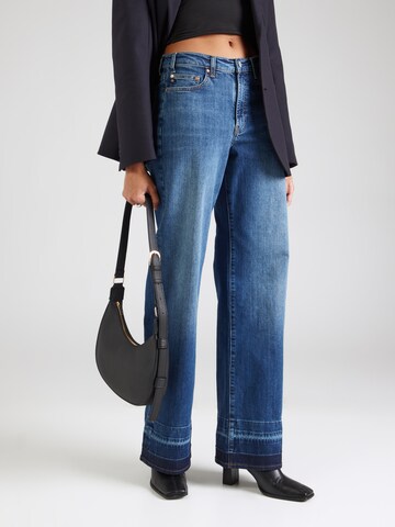 Baggy Jean AG Jeans en bleu : devant