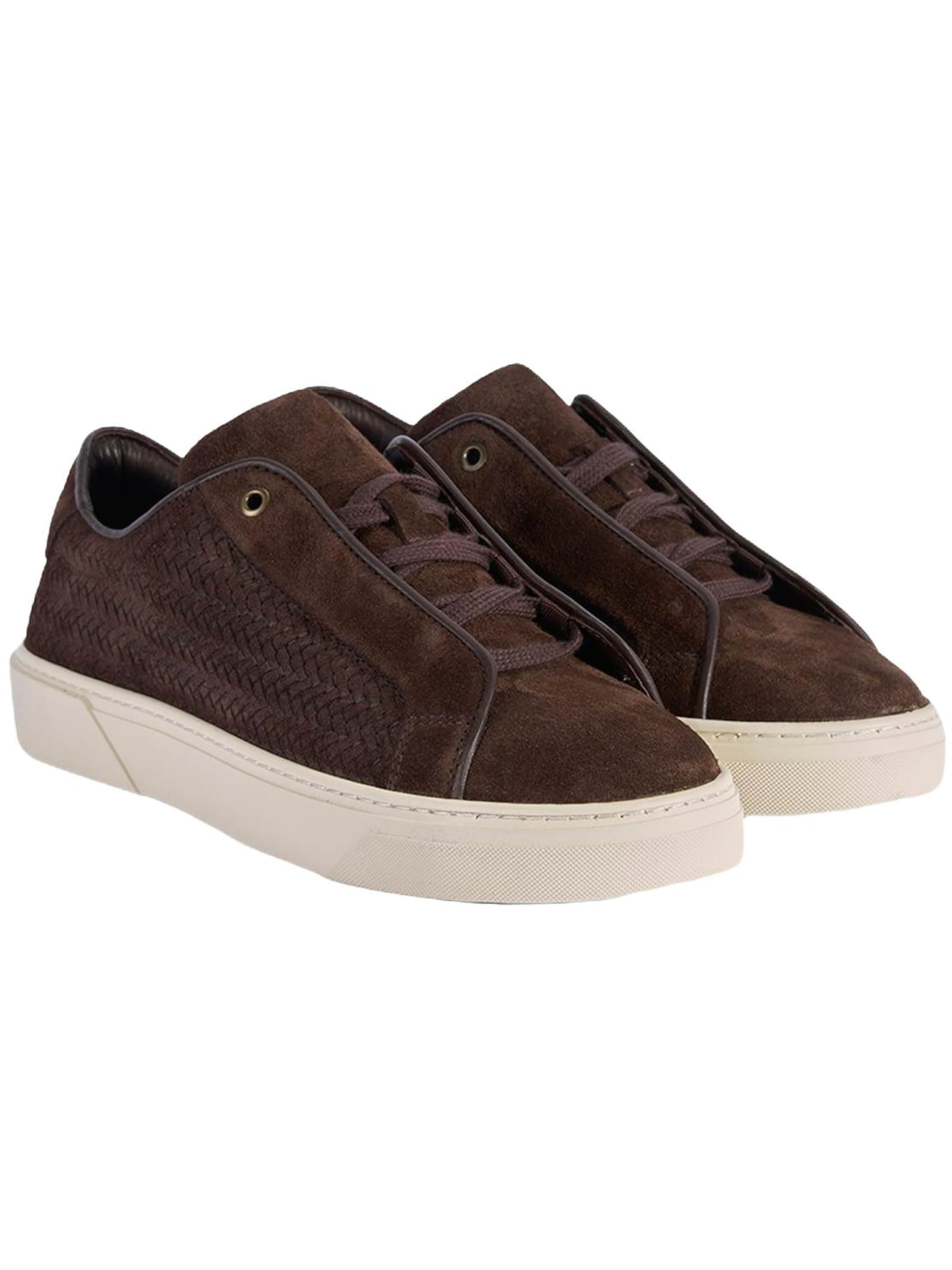 Desa Slip-on 'Schnürschuhe' in Brown: front