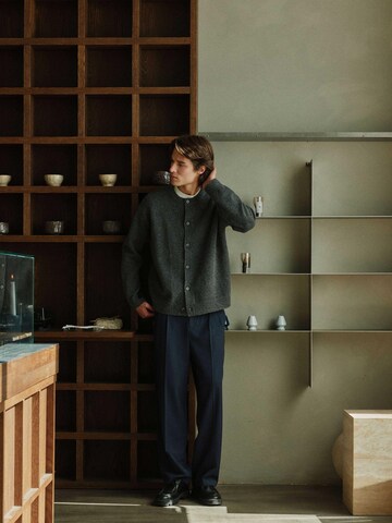 Casual Friday - Casaco de malha 'CFAiko Knit' em cinzento