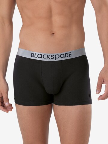 Blackspade Boxershorts ' Modern Basics ' in Zwart: voorkant