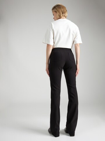 HUGO Flared Trousers 'Haurali' in Black