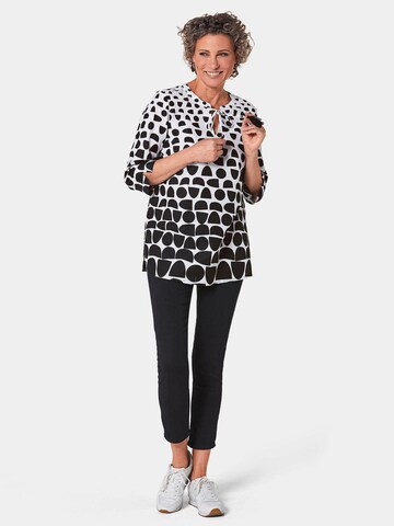 Goldner Blouse in Zwart