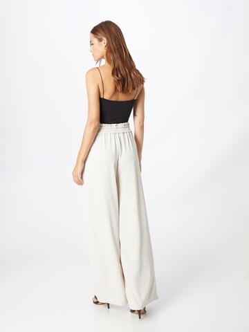 ABOUT YOU Wide leg Pleat-Front Pants 'Gina' in Beige