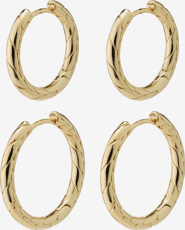 Pilgrim Earrings 'Love' in Gold: front