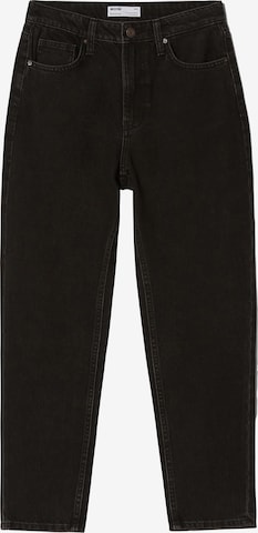 Bershka Regular Jeans in Black: front