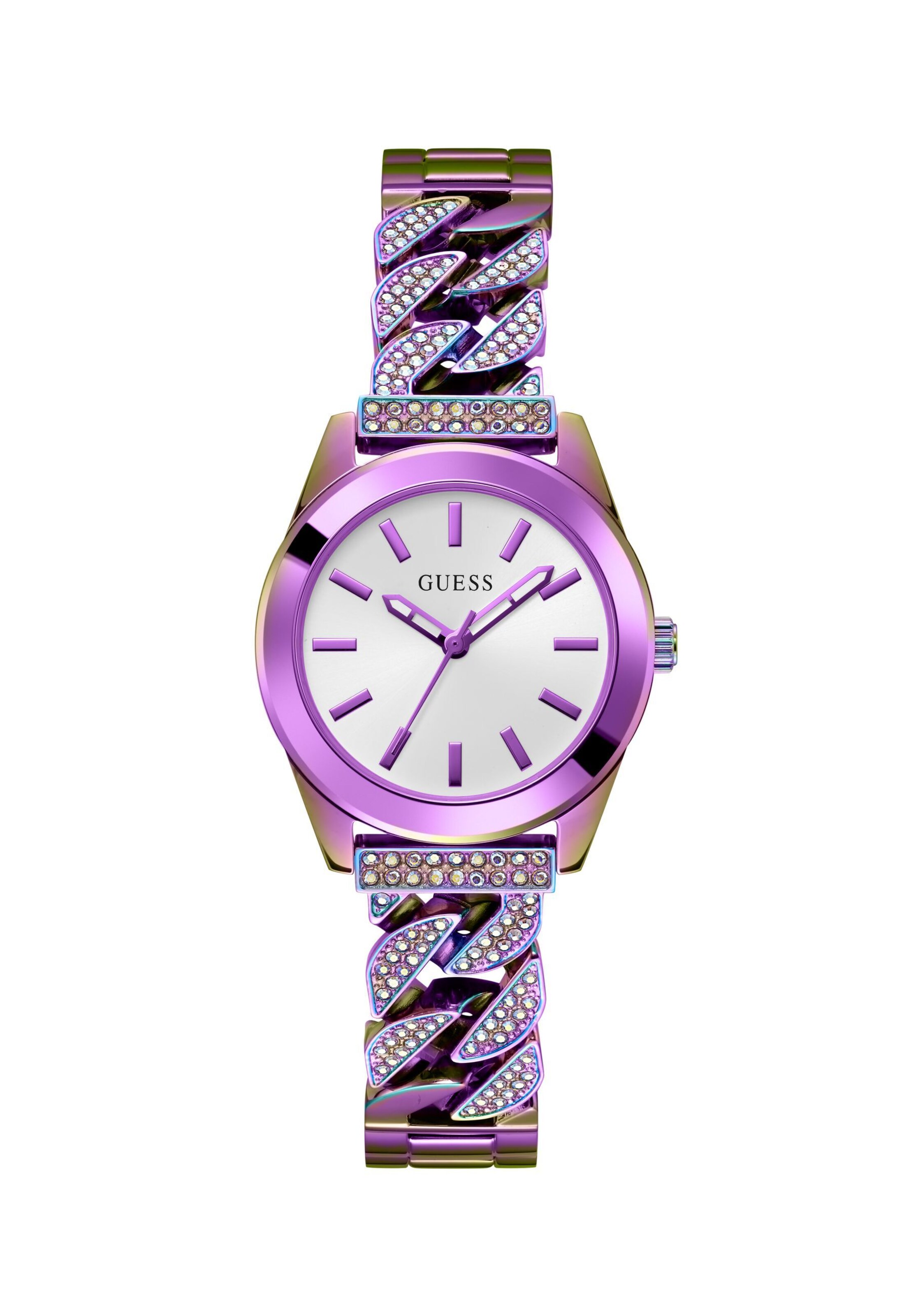 Orologio analogico di GUESS in lilla: frontale