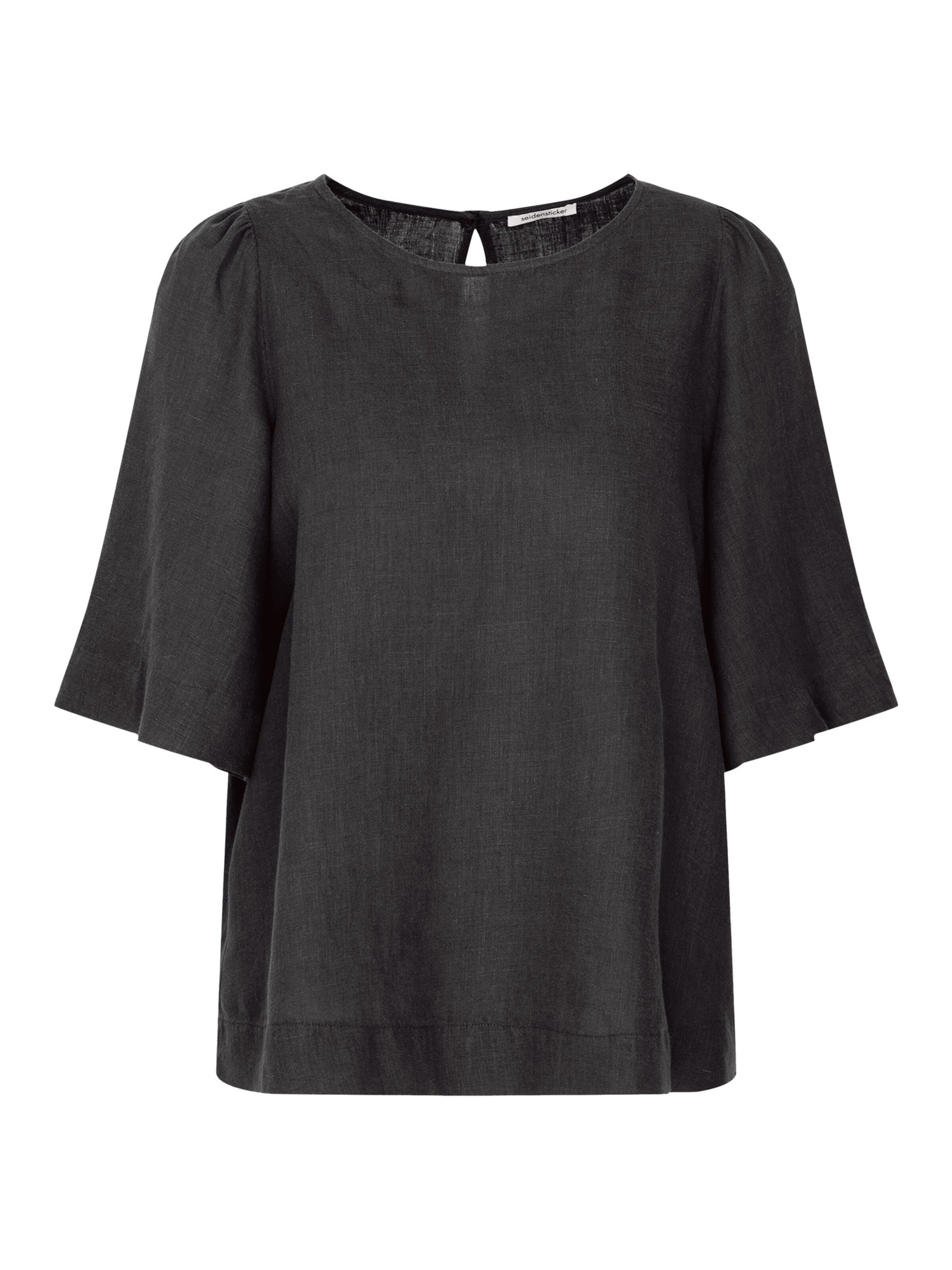 Chemisier SEIDENSTICKER en noir : devant