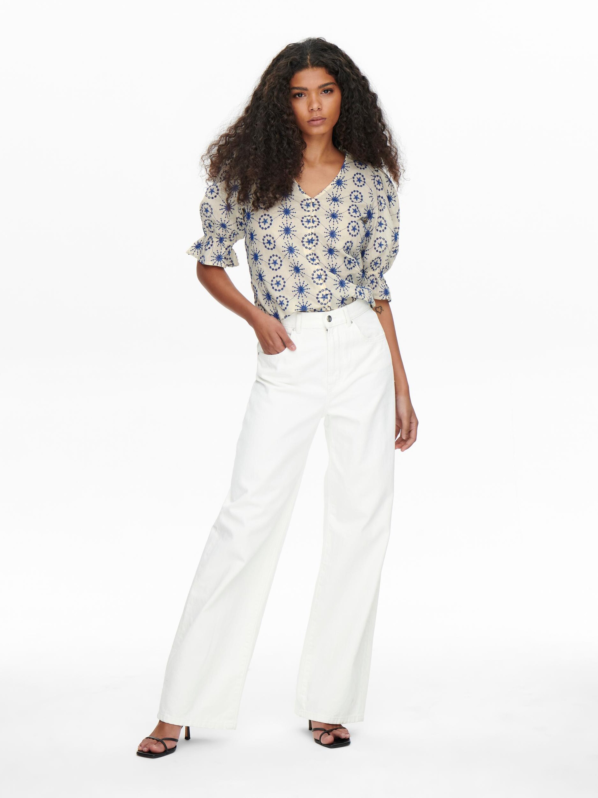 Frauen Blusen & Tuniken ONLY Bluse 'Jasmin' in Creme - LV53137 Frauen Blusen & Tuniken ONLY Bluse 'Jasmin' in Creme - LV53137