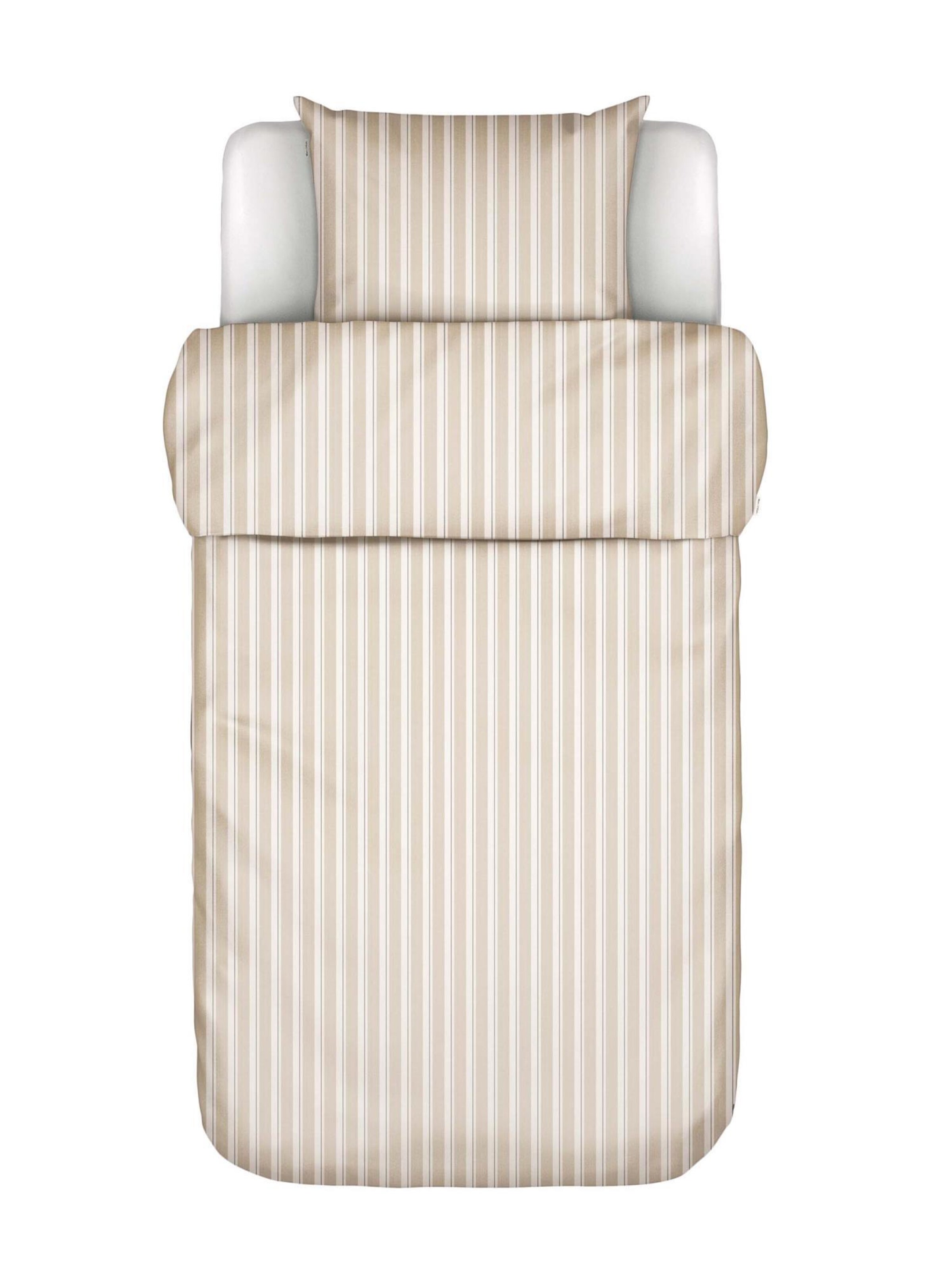 Marc O'Polo Bettwäsche 'Steffe' in Beige: Vorderseite