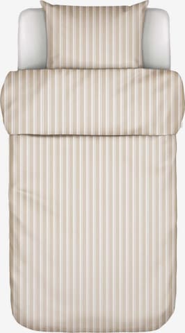 Marc O'Polo Bettwäsche 'Steffe' in Beige: Vorderseite