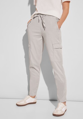 STREET ONE Loose fit Cargo Pants in Beige