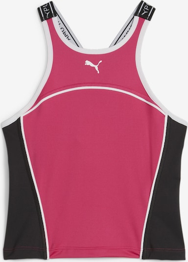 PUMA Haut de sport 'Fit' en rose / noir / blanc, Vue avec produit