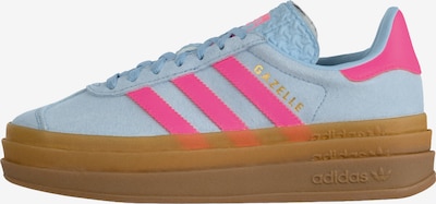38 dydžio Sportbačiai be auliuko 'Gazelle' iš ADIDAS ORIGINALS, spalva – šviesiai mėlyna / rožinė, Prekių apžvalga