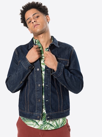 Veste mi-saison 'The Trucker Jacket' LEVI'S ® en bleu : devant