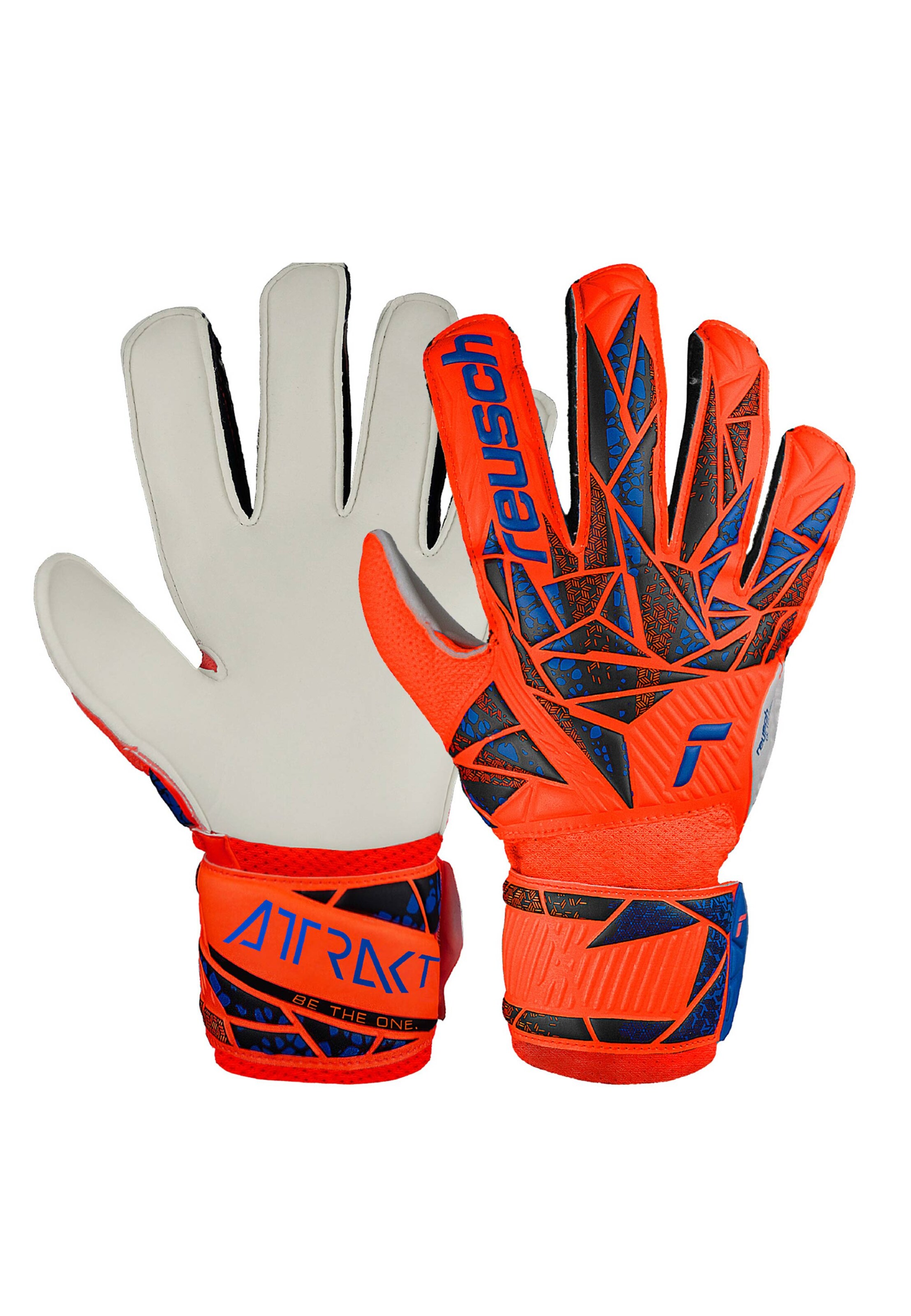 REUSCH Torwarthandschuh 'Attrakt Solid ' in Orange: Vorderseite