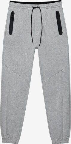 Effilé Pantalon Pull&Bear en gris : devant