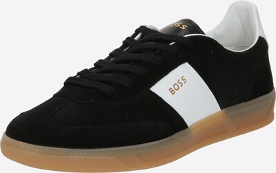 Sneaker bassa 'Brandon Tenn' BOSS di colore oro / nero / bianco, Visualizzazione prodotti