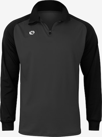 Stark Soul - Sweatshirt de desporto 'WARM UP' em cinzento: frente