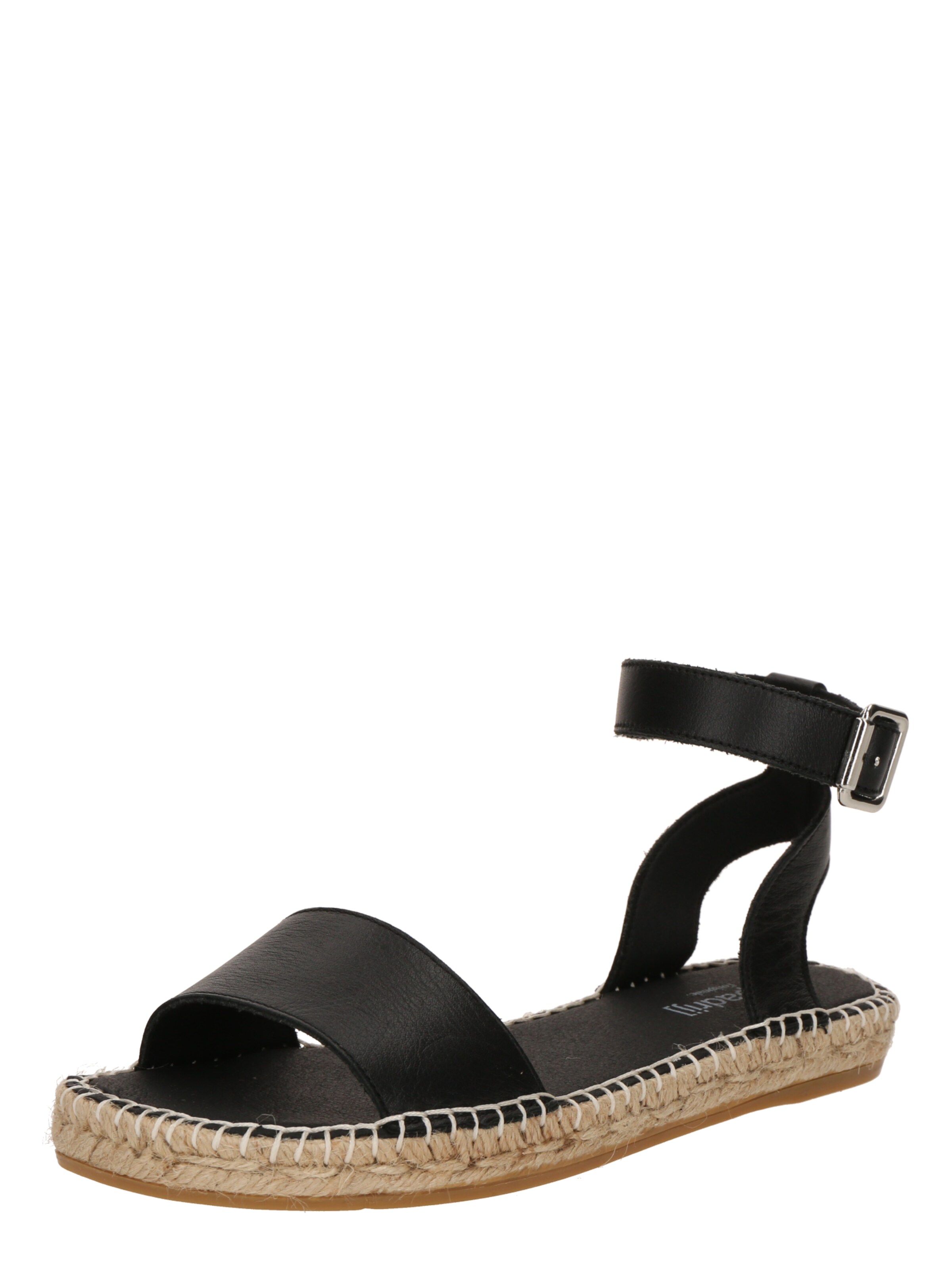 espadrij l´originale Sandále 'NIMES NOIR' - Čierna: predná strana