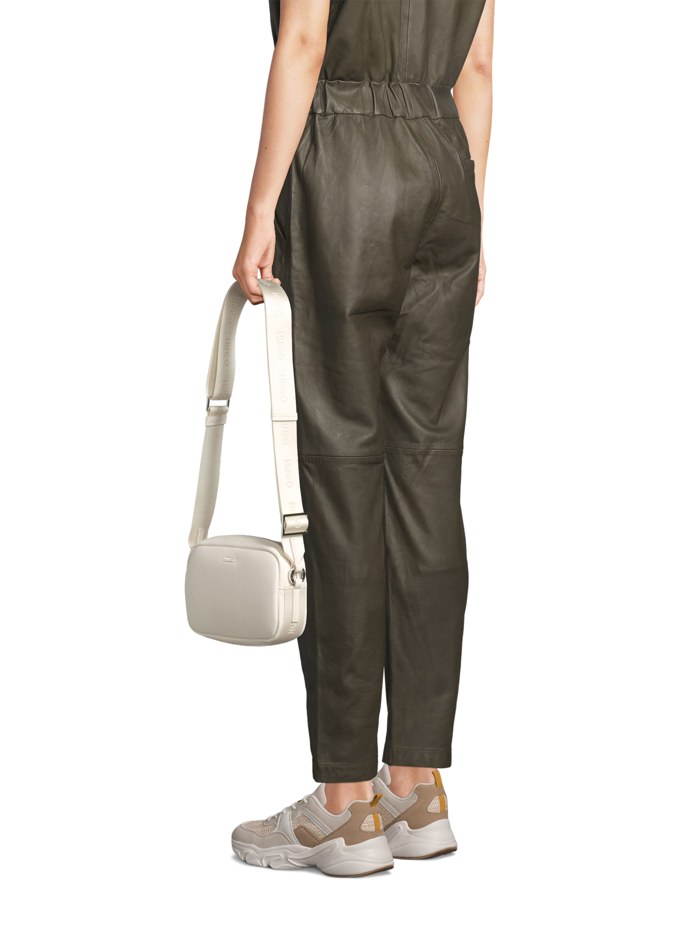 Borsa a tracolla 'Bel 2.0' di HUGO in bianco