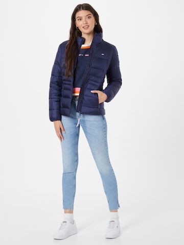 Tommy Jeans Tussenjas in Blauw