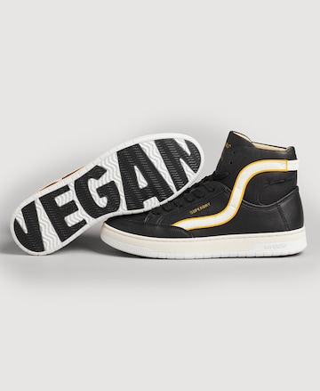 Baskets hautes 'VINTAGE VEGAN BASKET HIGH TOP' Superdry en noir