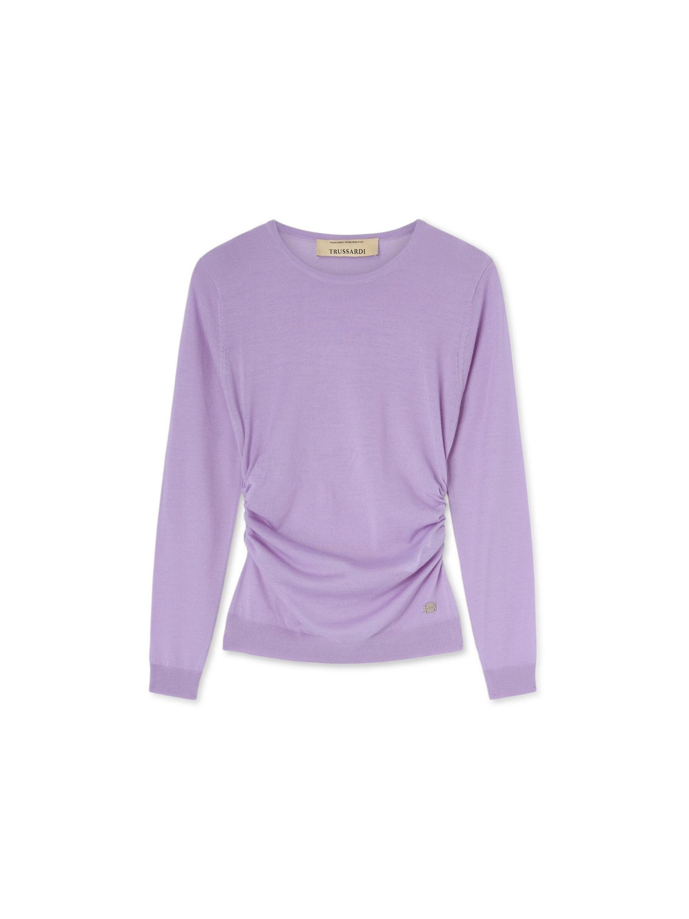 Pullover di Trussardi in lilla: frontale
